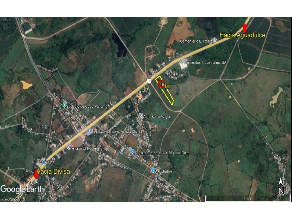 Se Vende Terreno Comercial en El Roble de Aguadulce, Vía Panamericana - 4