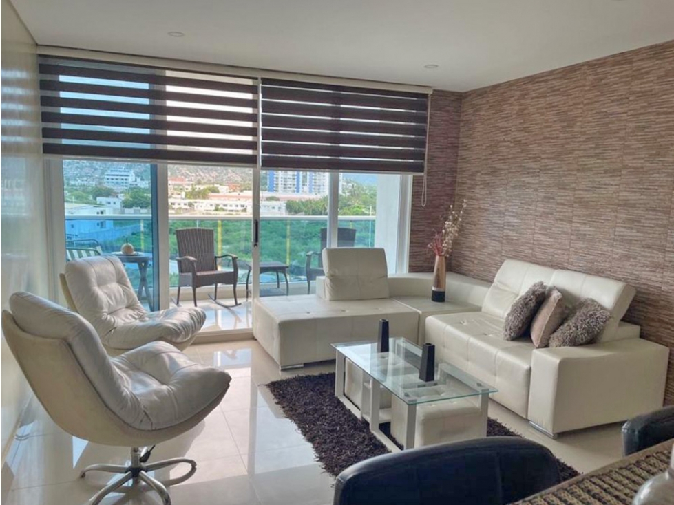 Apartamento en Venta en Salguero, Primer Línea de Playa, Santa Marta
