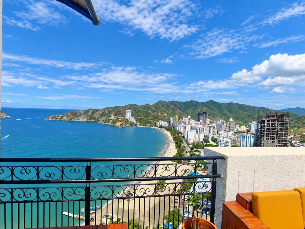 Penthouse en Venta en el Rodadero Sur, Vista al Mar, Santa Marta