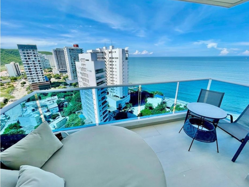 Apartamento en Venta en Salguero, Primera Línea de Playa, Santa Marta