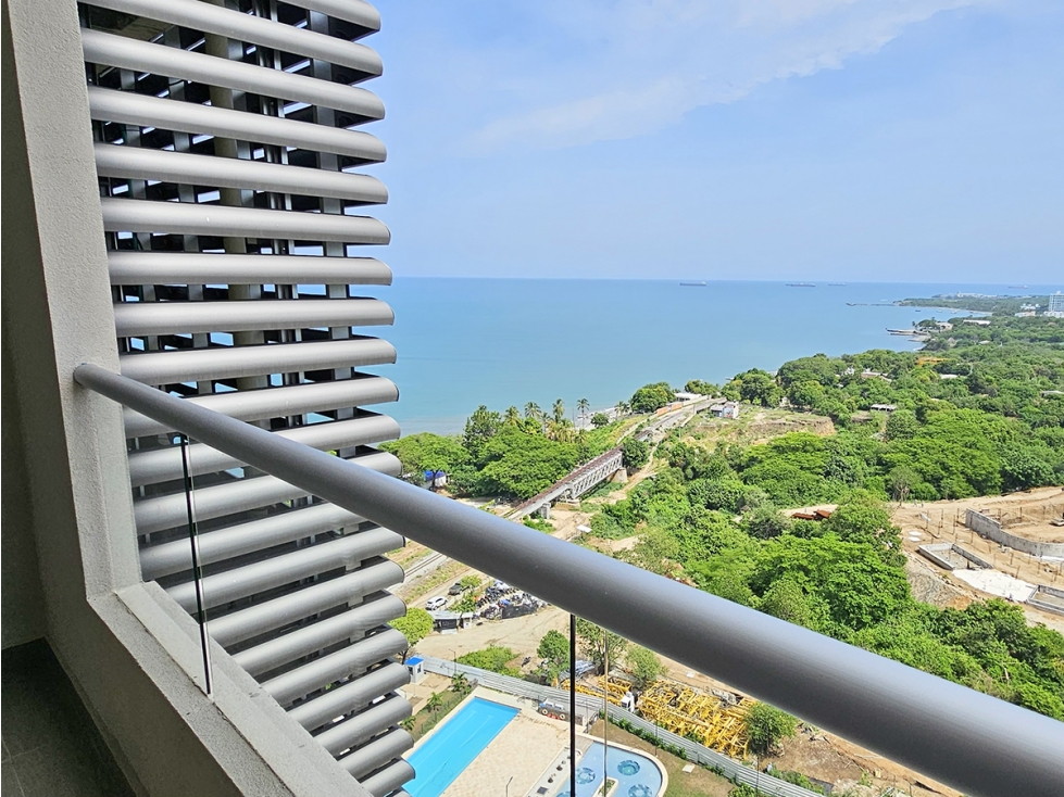 Apartamento en Venta en Don Jaca, Vista Parcial al Mar, Santa Marta — foto 2