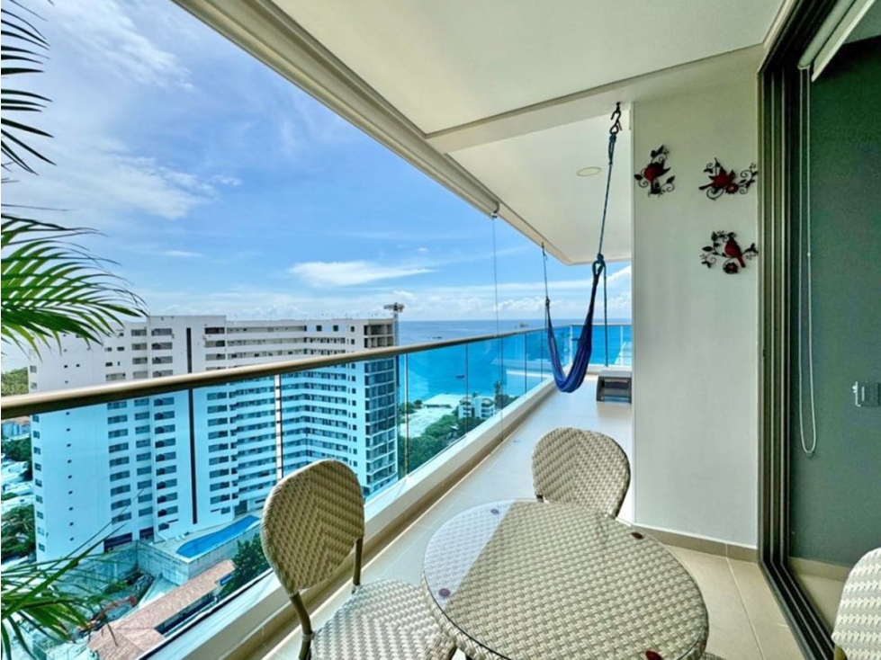 Apartamento en Venta, Pozos Colorados, vista al mar, Santa Marta