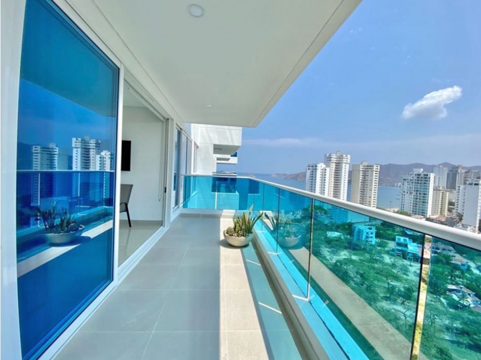 Apartamento en Venta en Playa Salguero, Frente al Mar, Santa Marta — foto 2