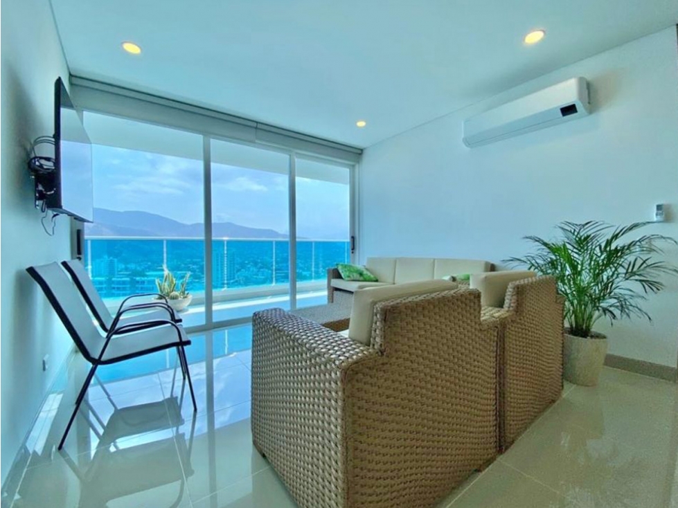 Apartamento en Venta en Playa Salguero, Frente al Mar, Santa Marta — foto 4