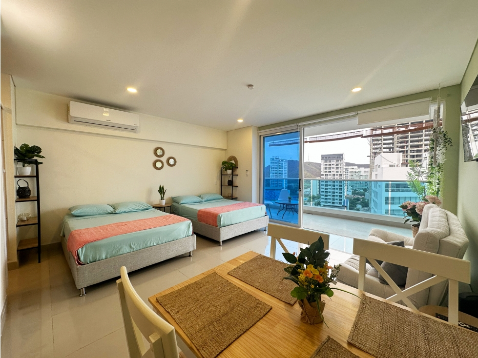 Apartamento en Venta en Playa Salguero, vista al Mar, Santa Marta — foto 2