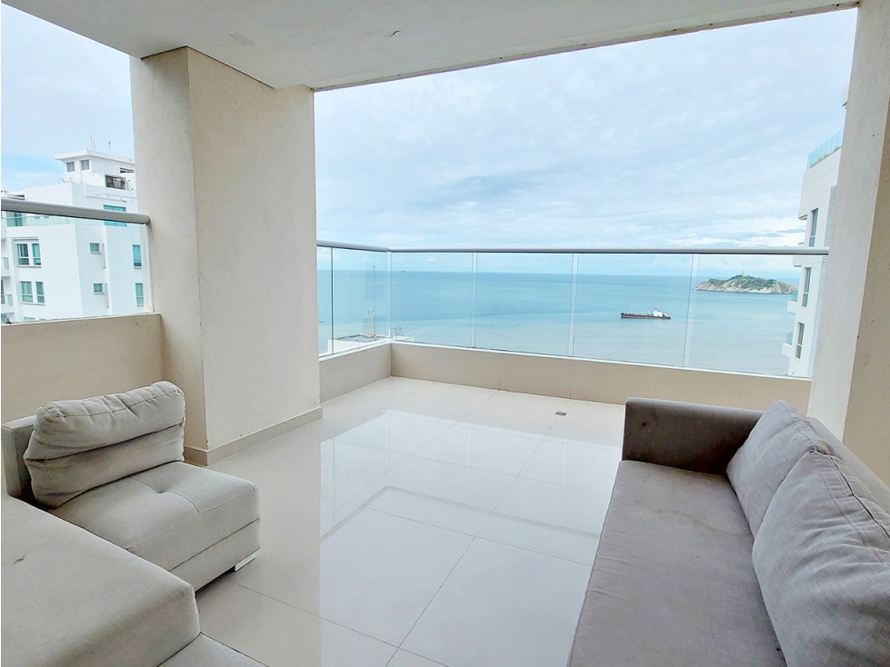 Apartamento Dúplex en Venta en Terramar, Vista al Mar, Santa Marta