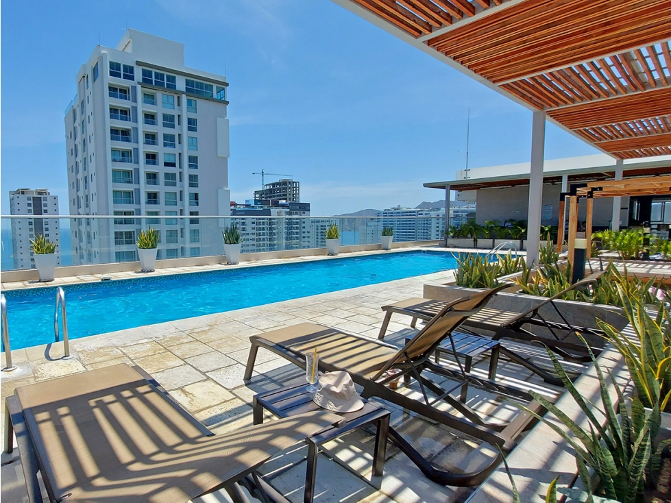 Apartamento en Venta en Salguero Suites, Vista al Mar, Santa Marta