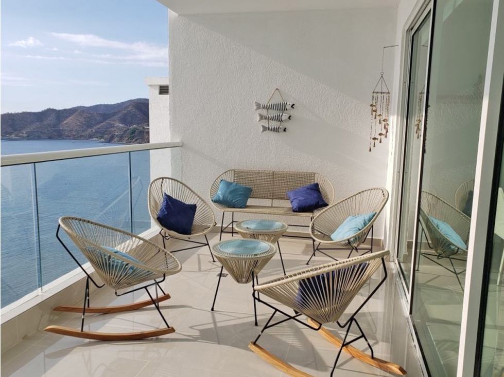 Apartamento en Venta en Rodadero Sur, Vista al Mar, Santa Marta — foto 2