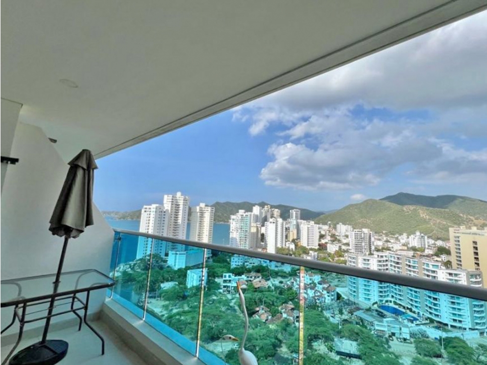 Apartaestudio en Venta en Salguero, Primer Línea de Playa, Santa Marta