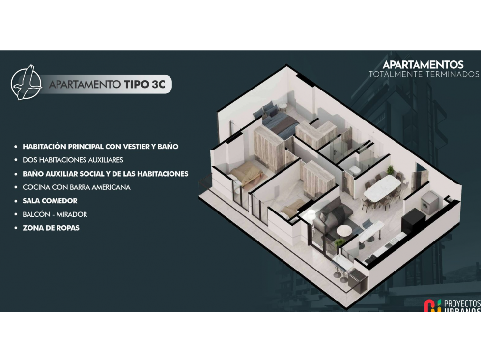 APARTAMENTO EN VENTA, CESIÓN DE DERECHO - PROYECTO CORMORÁN — foto 2