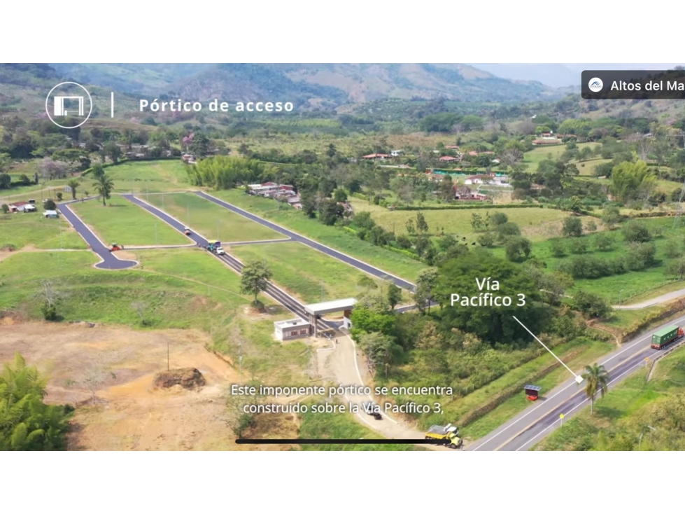 LOTE CAMPESTRE EN VENTA - KILÓMETRO 13 DE LA VÍA CONCESIÓN PACÍFICO 3 — foto 2