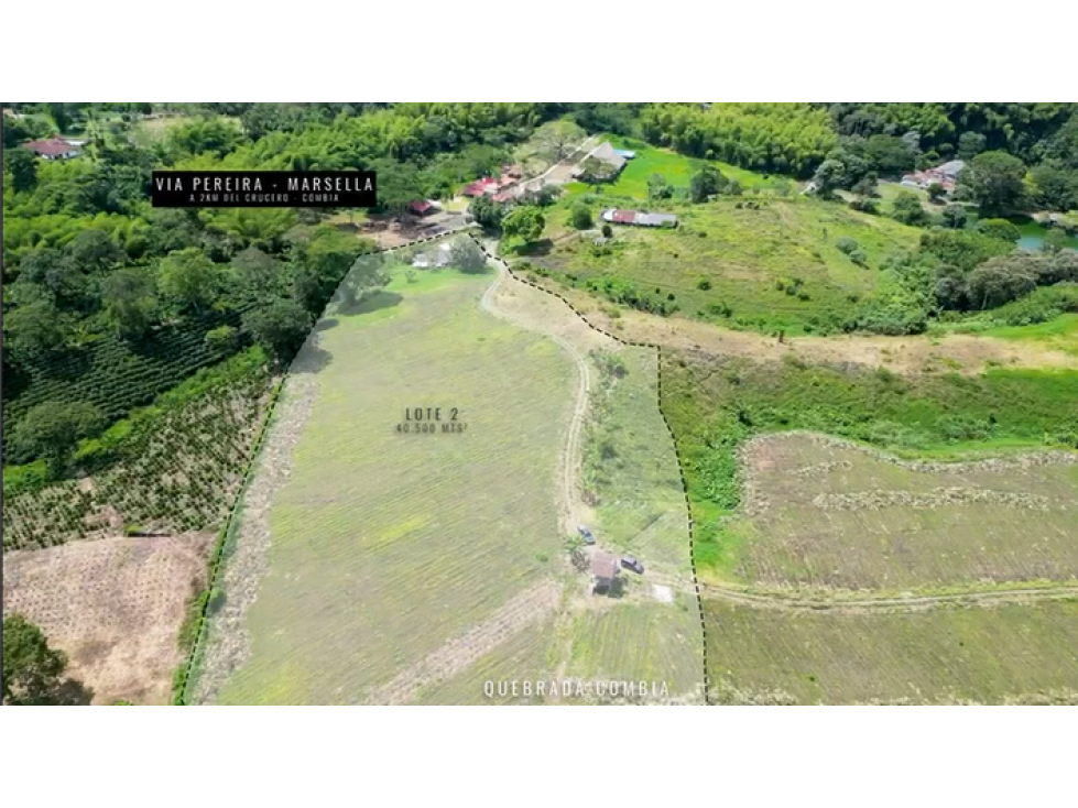 EN VENTA LOTE PLANO EN VIA - PEREIRA MARSELLA — foto 2