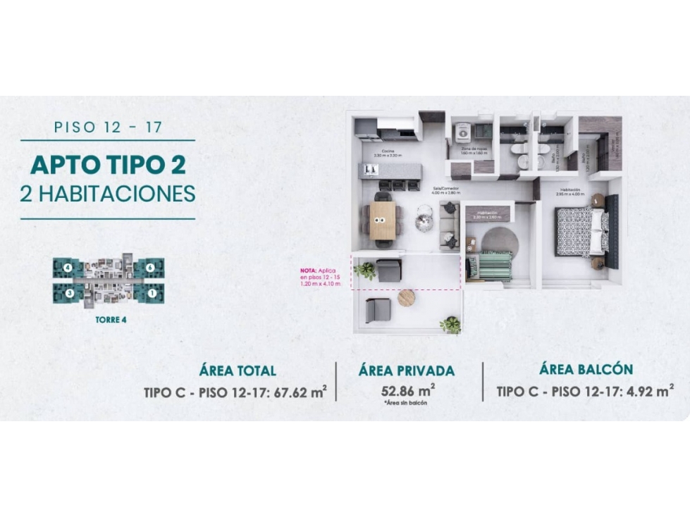 SE VENDE APARTAMENTO EN LA MACARENA DOSQUEBRADAS — foto 2