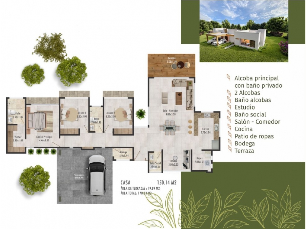 EN VENTA CASAS CAMPESTRES SOBRE PLANOS SECTOR CONDINA PEREIRA — foto 2