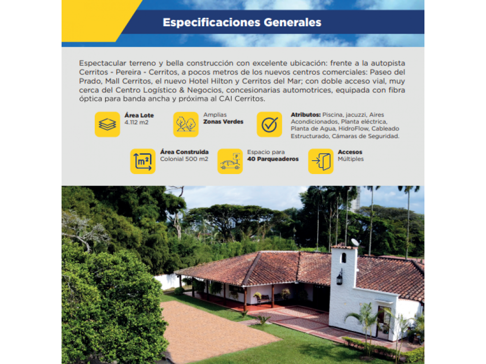 EN VENTA CASA CAMPESTRE COMERCIAL CERRITOS PEREIRA (11) — foto 3