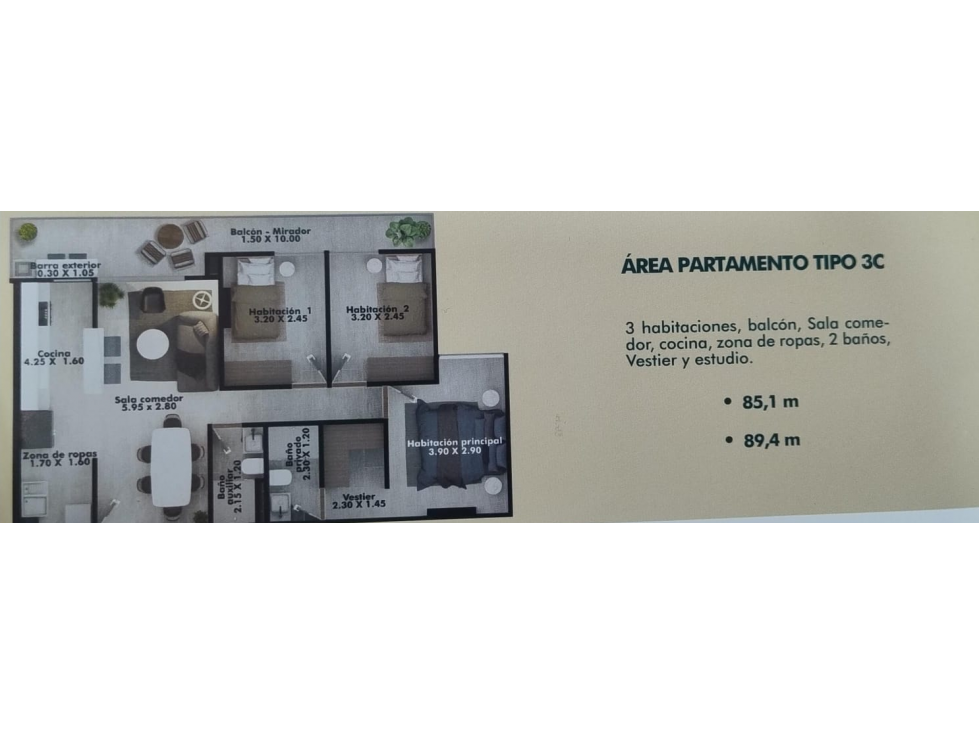 CESION DE DERECHOS APARTAMENTO SOBRE PLANOS AV SUR PEREIRA — foto 4