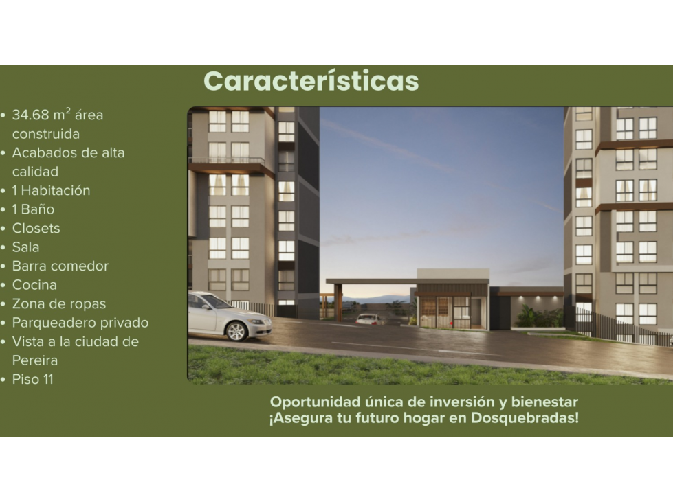 EN VENTA APARTAESTUDIO EN LA PRADERA DOSQUEBRADAS — foto 4