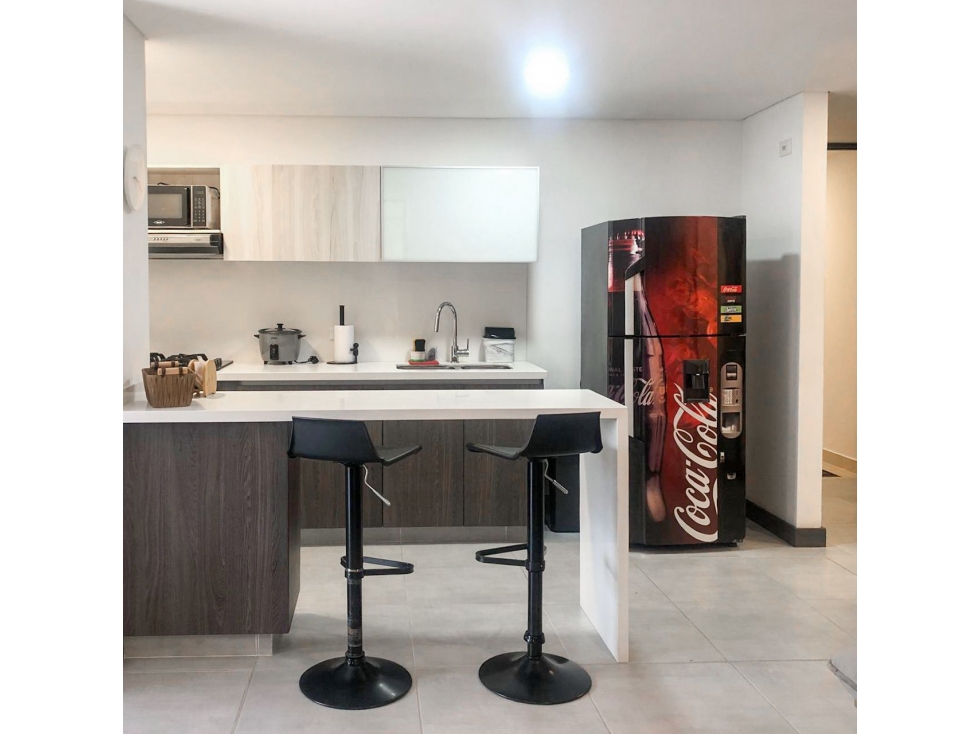 Apartamento para la renta amoblada en ciudad del río piso 22