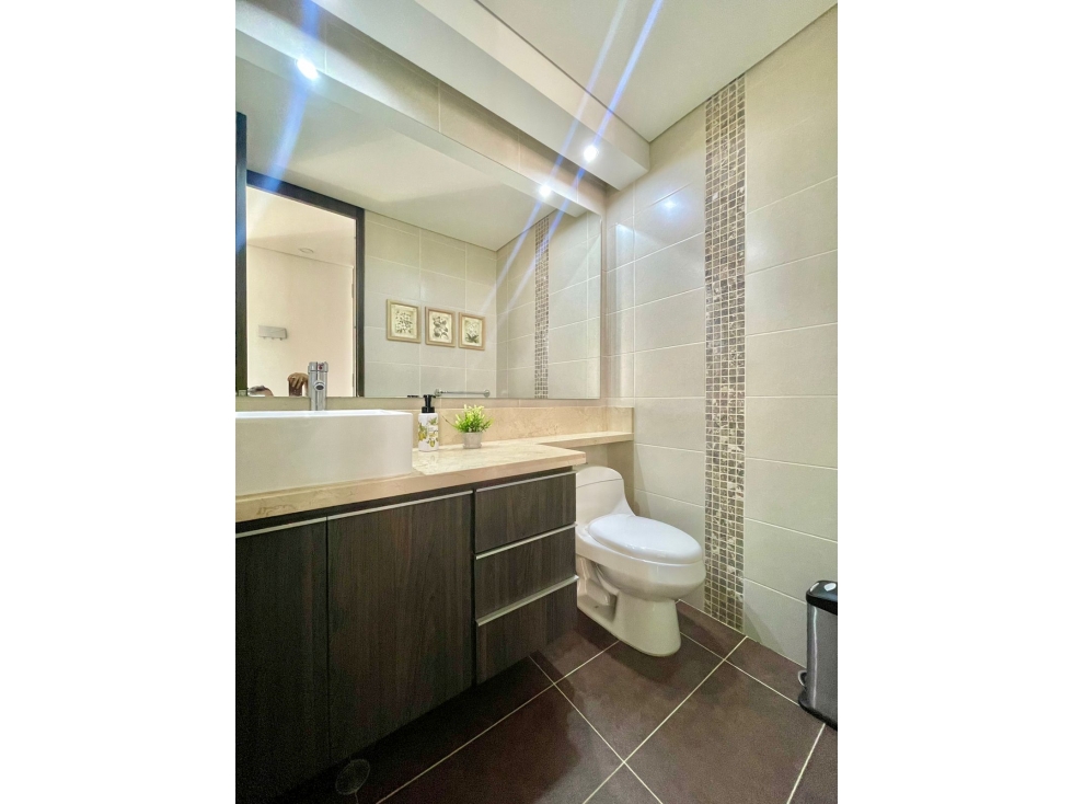 Apartamento para la renta amoblada en El Poblado, piso 15 — foto 2