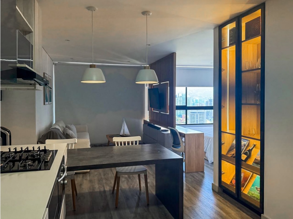 Apartaestudio para venta en El Poblado, cerca al Tesoro