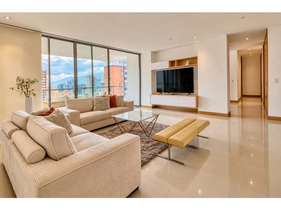 Apartamento para renta amoblada en El Poblado, Milla de oro - piso 13 - 3