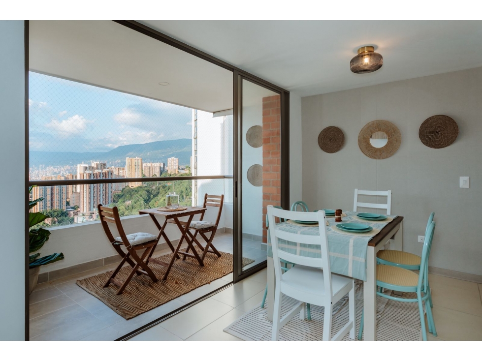 Apartamento para la renta amoblada en Sabaneta, piso 23