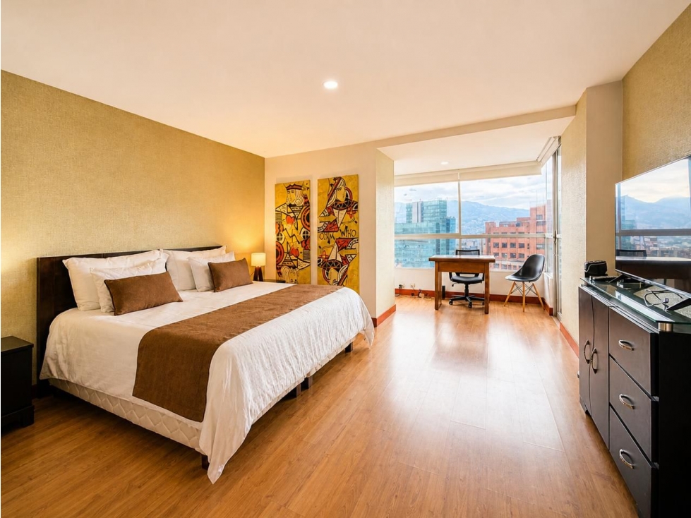 Apartaestudio en San Fernando Plaza, piso 10 con excelente vista — foto 3