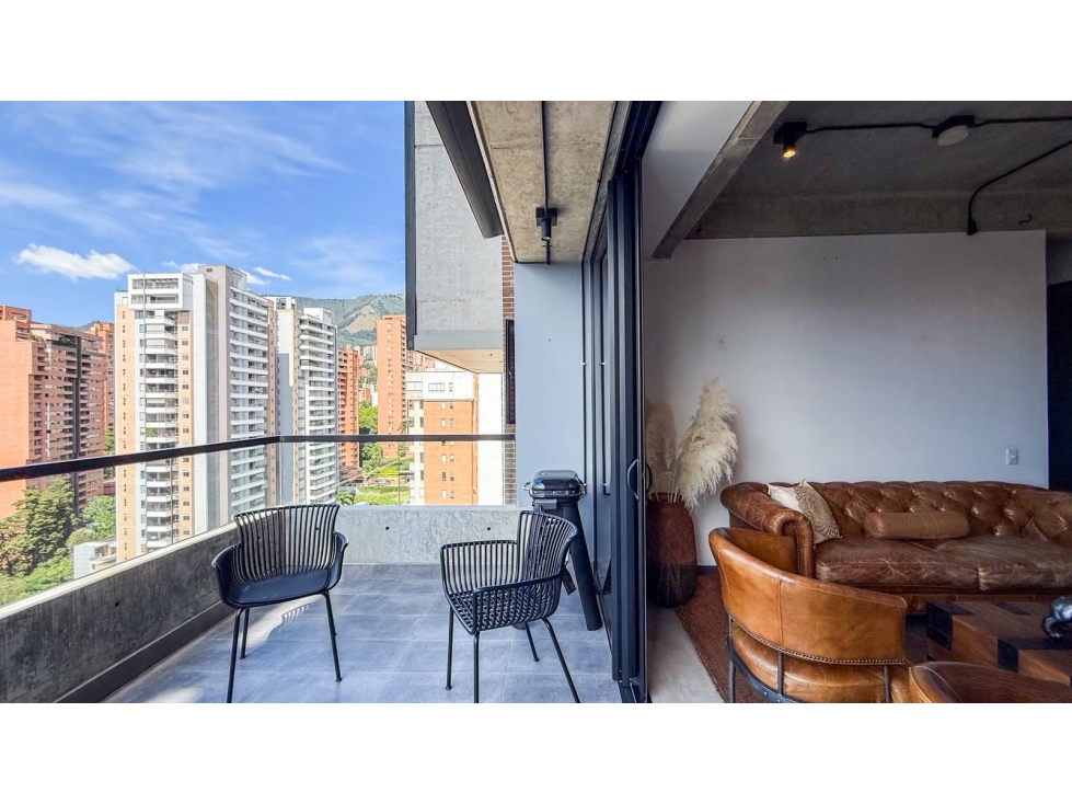 Apartamento para renta amoblada en El Poblado, Milla de oro, piso 18 — foto 5