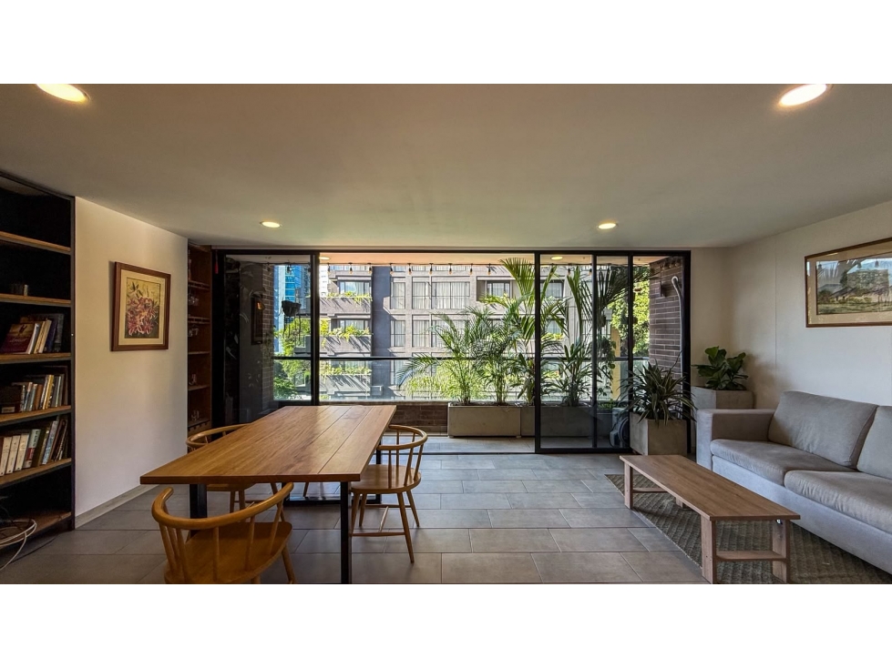 Apartamento para renta amoblada en El Poblado, piso 1