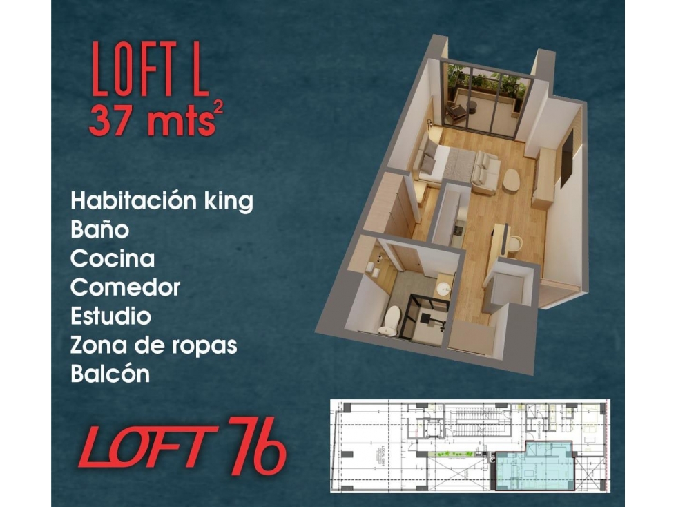 Proyecto de Loft en Laureles — foto 2