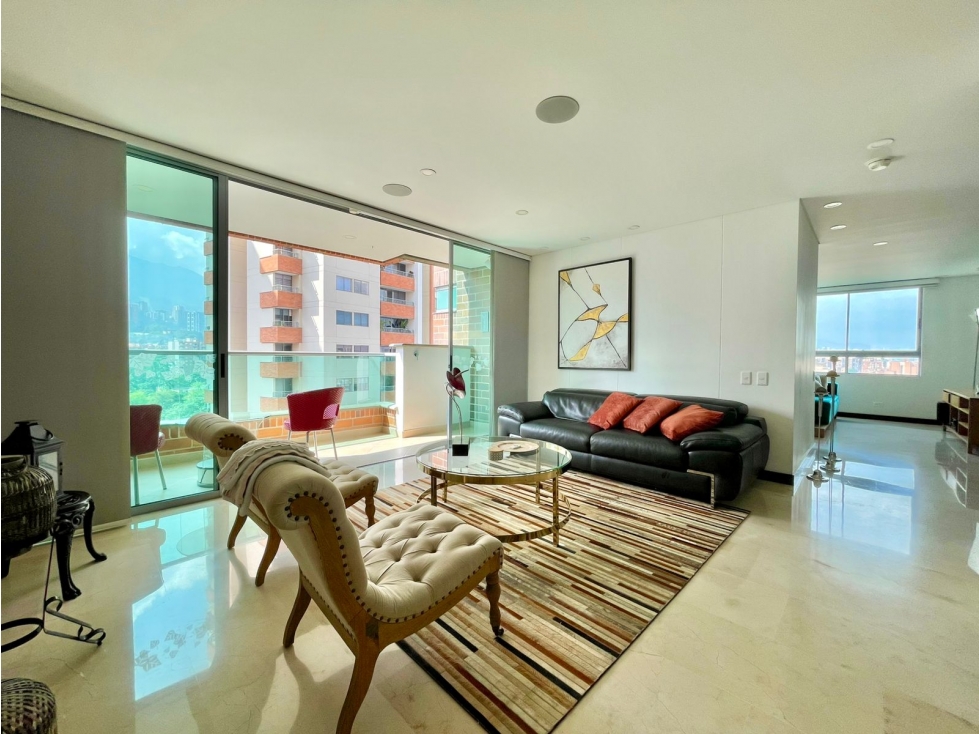 Apartamento para la renta amoblada en El Poblado, piso 15 — foto 3