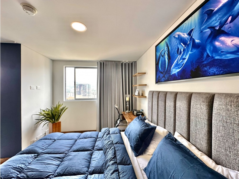 Apartaestudio para renta amoblada en ciudad del río, piso 26 — foto 3