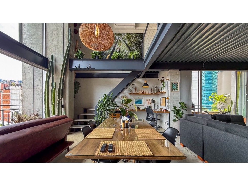 Apartamento dúplex para renta amoblada en El Poblado, Astorga — foto 2