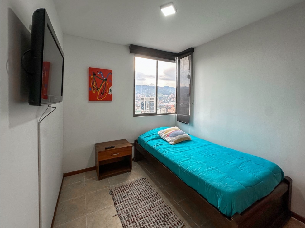 Apartamento para la renta amoblada en El Poblado, Los Balsos — foto 5