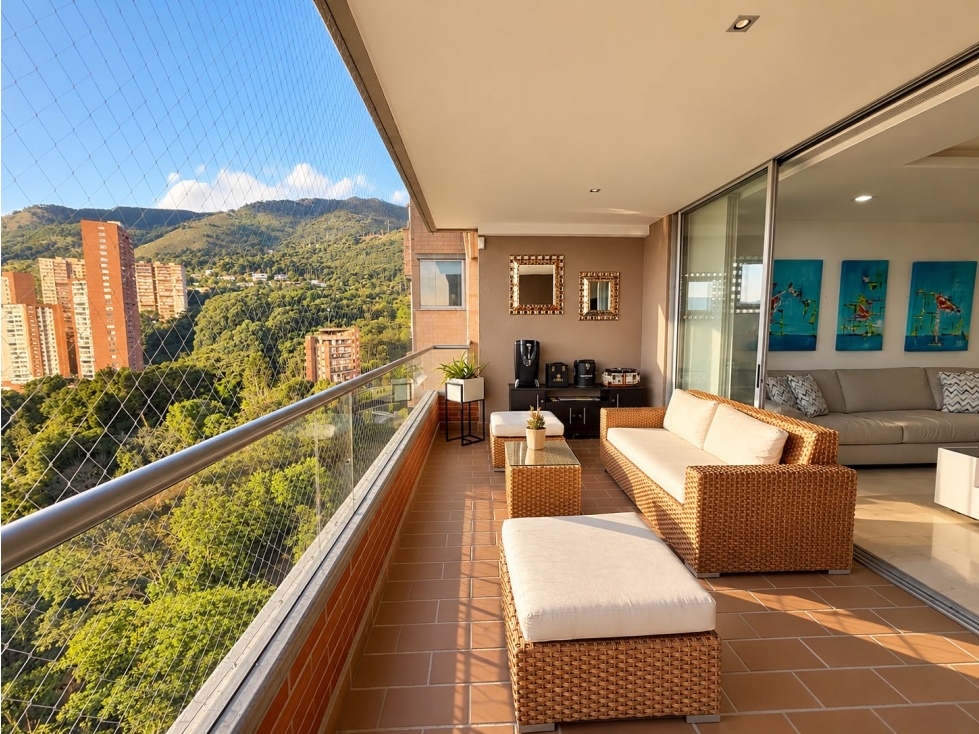 Apartamento para renta amoblada en El Poblado, La calera piso 24 foto 3