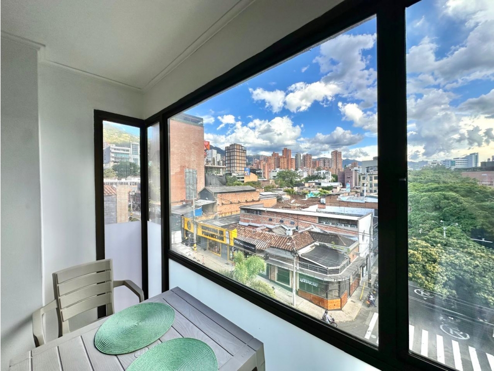 Apartaestudio para la renta amoblada en El Poblado, piso 4 — foto 5