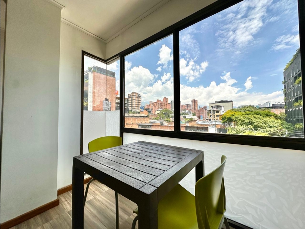 Apartaestudio para la renta en El Poblado, piso 4 — foto 5
