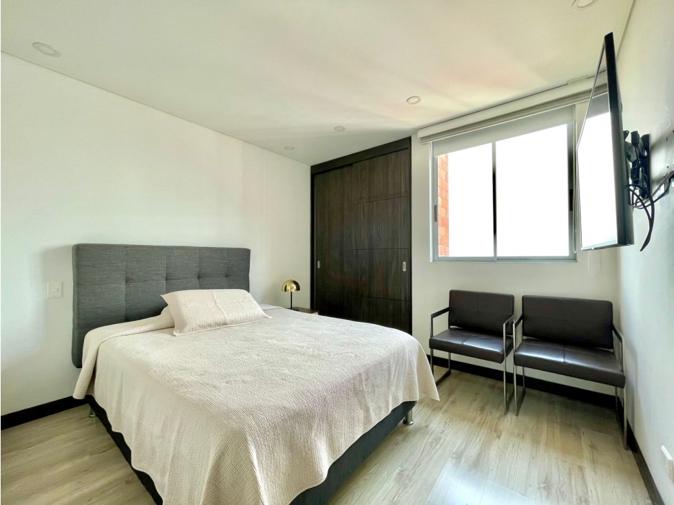 Apartamento para la renta amoblada en El Poblado, piso 15 — foto 5