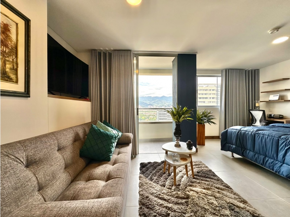 Apartaestudio para renta amoblada en ciudad del río, piso 26 — foto 6