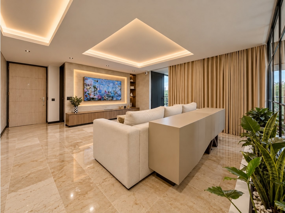 Apartamento de lujo para venta en El Poblado, piso 3