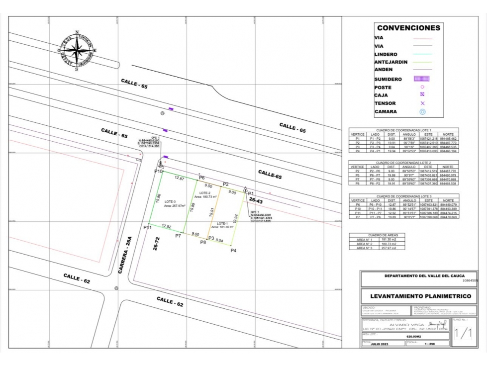 VENDO LOTE DE 360M2 EN EL B/. LA MERCEDES PALMIRA-VALLE(FG)W:10214640 — foto 5