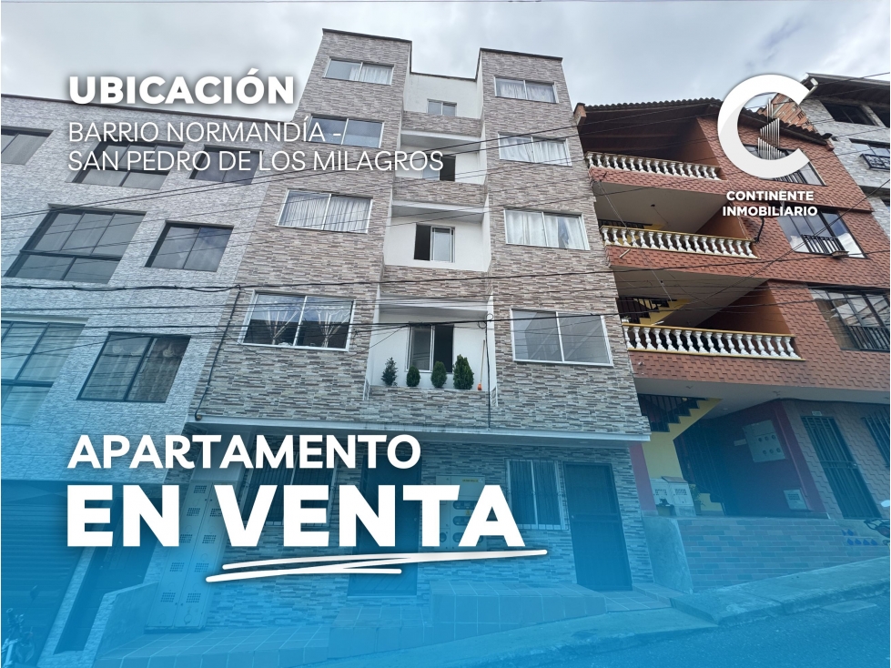 APARTAMENTO EN VENTA EN EL BARRIO NORMANDÍA - SAN PEDRO