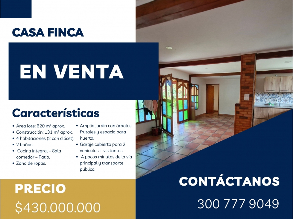 Venta casa finca parcelación la verónica la china