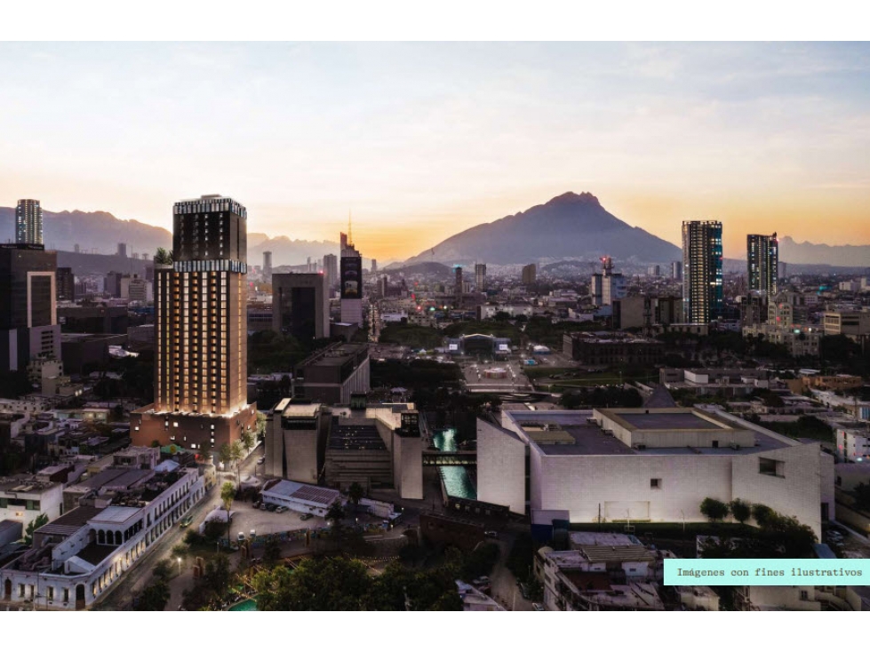 Departamento Venta Centro Monterrey Paseo Santa Lucia — foto 2