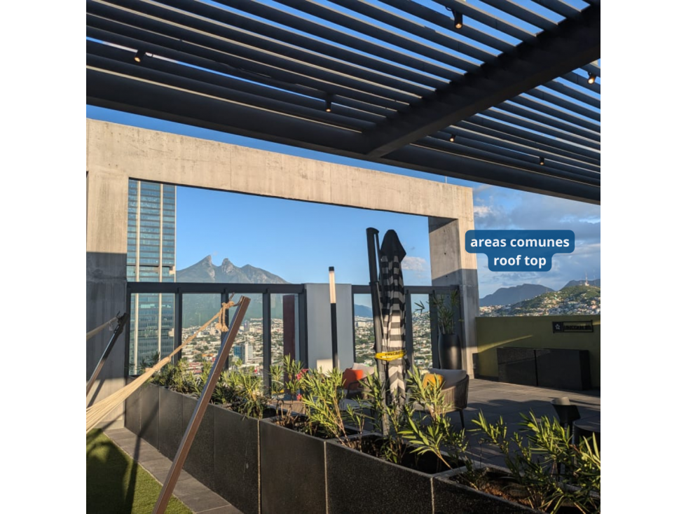 Loft en Renta Monterrey Pabellón M Sin fiador ni Póliza ¡Amenidades! — foto 2