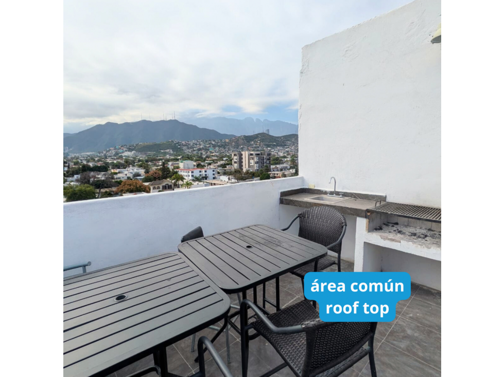 Renta Depto Amueblado | 10 Min a Pie del Tec MTY | $16,500