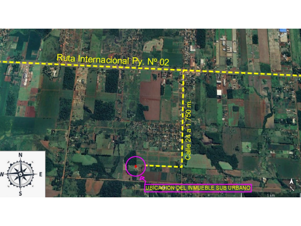 EN VENTA TERRENO EN ALTO PARANA - MINGA GUAZU - 3