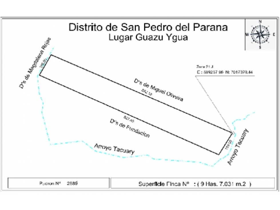 VENTA DE TERRENO SAN PEDRO DEL PARANA - 4