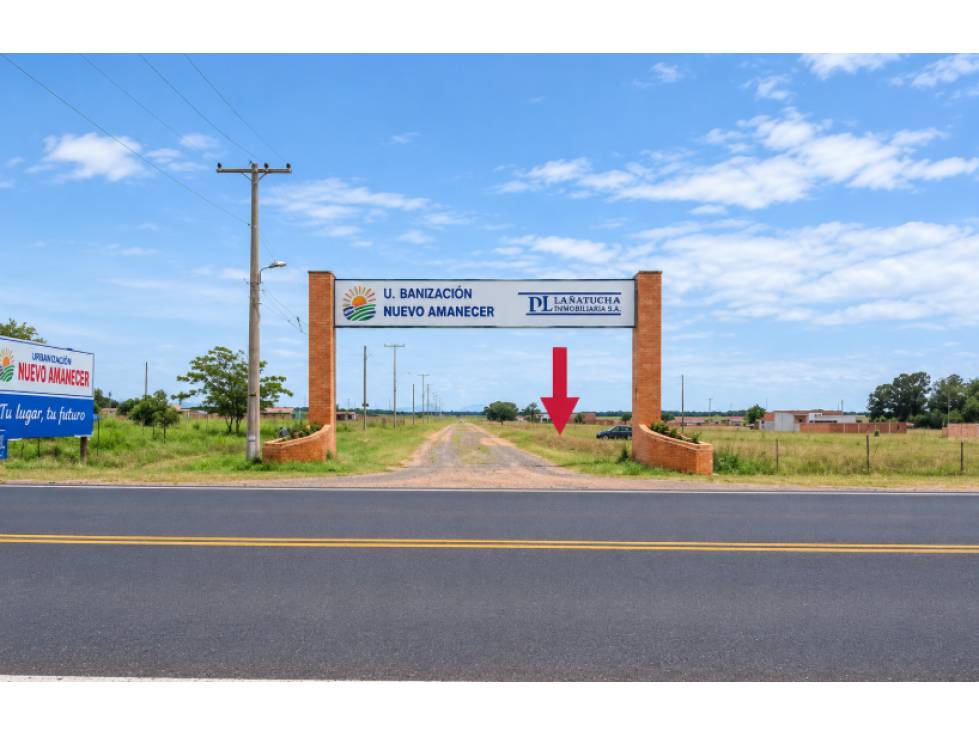 VENTA DE TERRENO EN PARAGUARI -URBANIZACION NUEVO AMANECER. - 1