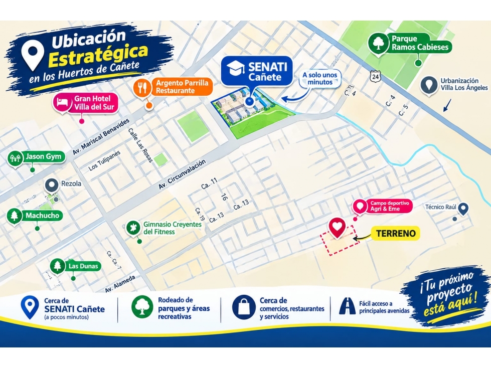 VENTA DE TERRENO EN LOS HUERTOS DE CAÑETE SAN VICENTE DE CAÑETE - 5